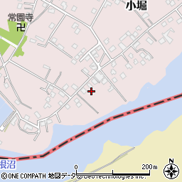 茨城県取手市小堀4236周辺の地図