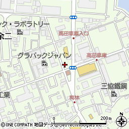 千葉県柏市十余二593-4周辺の地図