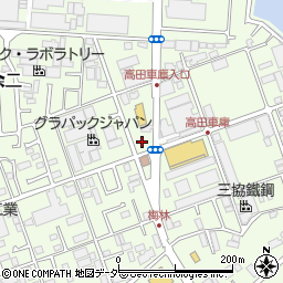 千葉県柏市十余二593-3周辺の地図