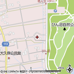 埼玉県富士見市東大久保1892周辺の地図