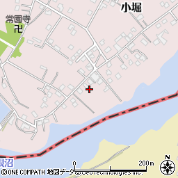 茨城県取手市小堀4234周辺の地図