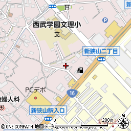 埼玉県狭山市下奥富552周辺の地図