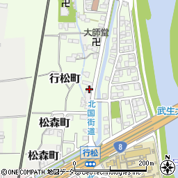 福井県越前市行松町12周辺の地図