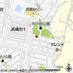 埼玉県日高市武蔵台1丁目9-2周辺の地図