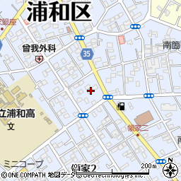 近藤建設株式会社　浦和住宅展示場周辺の地図