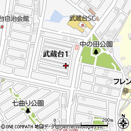 埼玉県日高市武蔵台1丁目19-2周辺の地図