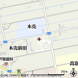埼玉県吉川市木売新田153周辺の地図