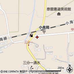 山梨県北杜市長坂町小荒間1979周辺の地図