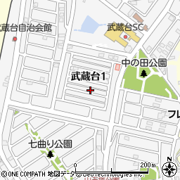 埼玉県日高市武蔵台1丁目19-6周辺の地図