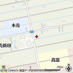 埼玉県吉川市木売新田457周辺の地図