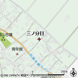 千葉県香取市三ノ分目120周辺の地図