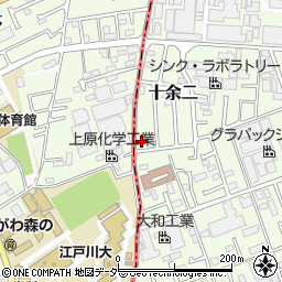 千葉県柏市十余二216-128周辺の地図