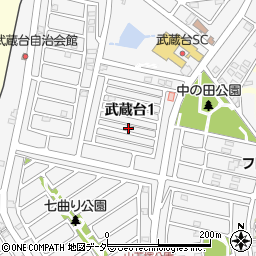 埼玉県日高市武蔵台1丁目19-7周辺の地図