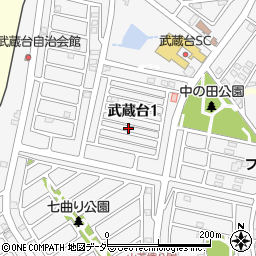 埼玉県日高市武蔵台1丁目19-8周辺の地図