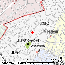 埼玉県ふじみ野市北野周辺の地図
