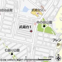 埼玉県日高市武蔵台1丁目19-28周辺の地図