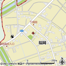 下福岡集会所周辺の地図