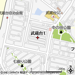 埼玉県日高市武蔵台1丁目19周辺の地図