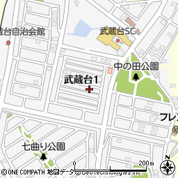 埼玉県日高市武蔵台1丁目19-24周辺の地図