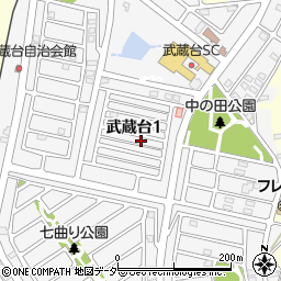 埼玉県日高市武蔵台1丁目19-23周辺の地図