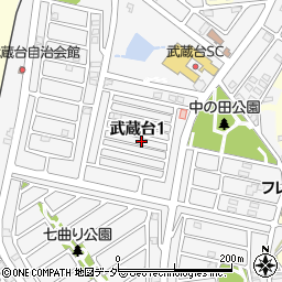 埼玉県日高市武蔵台1丁目19-22周辺の地図