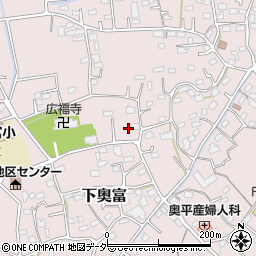 埼玉県狭山市下奥富842周辺の地図