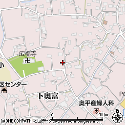 埼玉県狭山市下奥富841周辺の地図