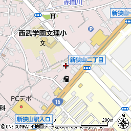埼玉県狭山市下奥富557周辺の地図