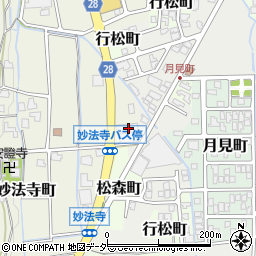 福井県越前市妙法寺町18周辺の地図
