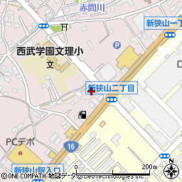 埼玉県狭山市下奥富558周辺の地図