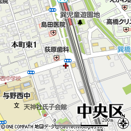 与野本町ハイツ周辺の地図