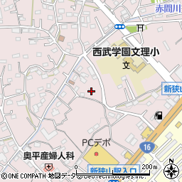 埼玉県狭山市下奥富820周辺の地図
