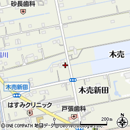 埼玉県吉川市木売新田225周辺の地図