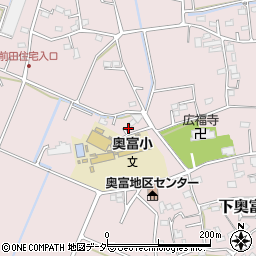 埼玉県狭山市下奥富1104周辺の地図