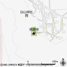 照源寺周辺の地図