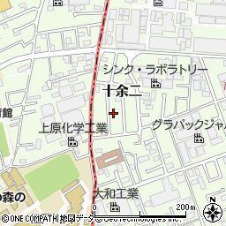 千葉県柏市十余二216-32周辺の地図