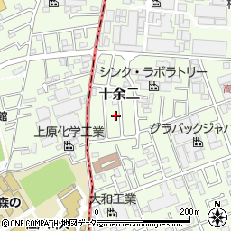 千葉県柏市十余二216-23周辺の地図