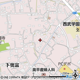 埼玉県狭山市下奥富807周辺の地図