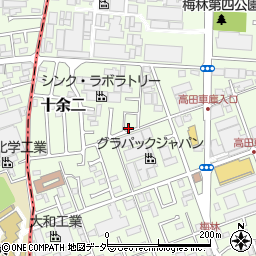 千葉県柏市十余二601-39周辺の地図