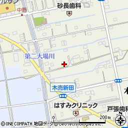 埼玉県吉川市木売新田263周辺の地図