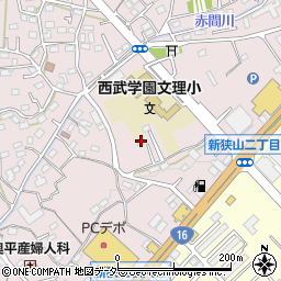 埼玉県狭山市下奥富568周辺の地図
