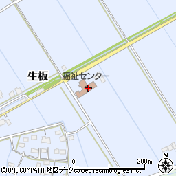 茨城県稲敷郡河内町生板9593周辺の地図