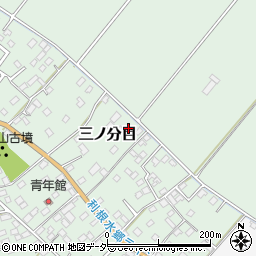 千葉県香取市三ノ分目130周辺の地図