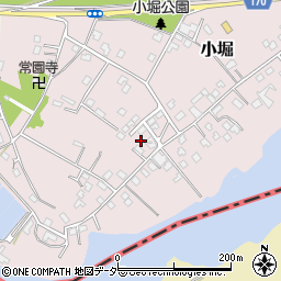 茨城県取手市小堀3955-44周辺の地図