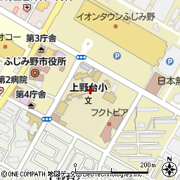 ふじみ野市立上野台小学校周辺の地図