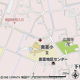 埼玉県狭山市下奥富1103周辺の地図