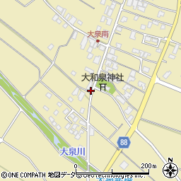 大和泉神社前周辺の地図