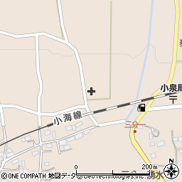 山梨県北杜市長坂町小荒間1702周辺の地図