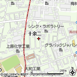 千葉県柏市十余二216-67周辺の地図