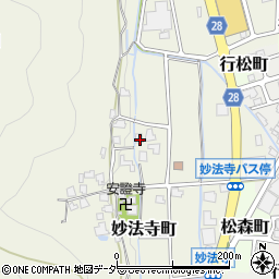 福井県越前市妙法寺町17周辺の地図